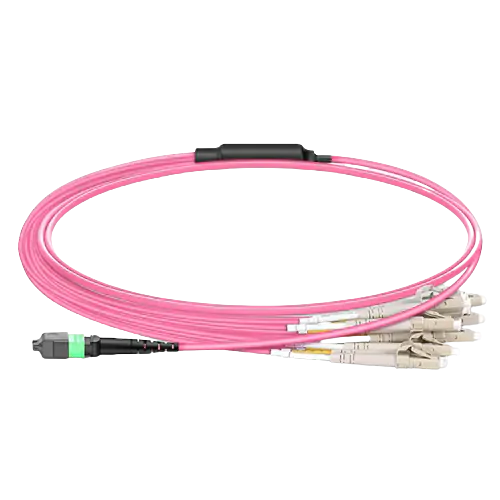 Multimode (OM4) Harness Cable, Type B, LSZH, Magenta - Image 2