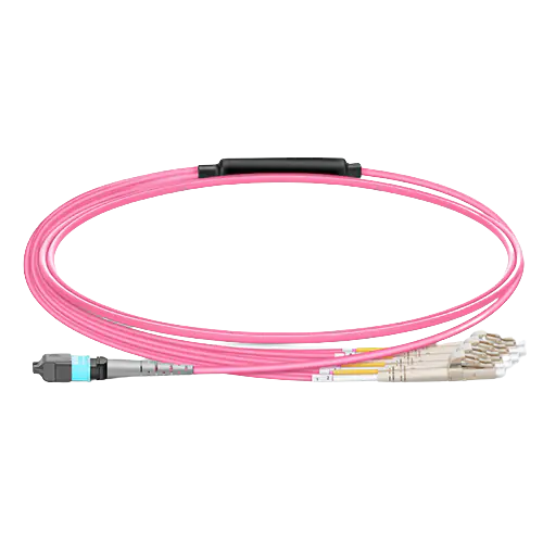 Multimode (OM4) Harness Cable, Type B, LSZH, Magenta