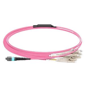Multimode (OM4) Harness Cable, Type B, LSZH, Magenta
