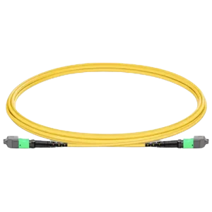 12 Fibers Single-mode (OS2) Patch Cable, Type B, LSZH, 3.0mm, Max IL ≤ 0.35dB, Yellow