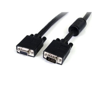 5m Coax VGA Monitor Extension Cable - HD15 M/F