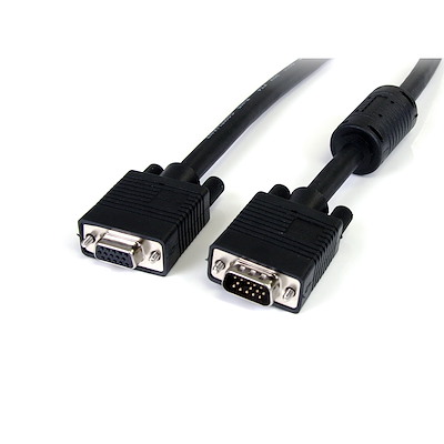 5m Coax VGA Monitor Extension Cable - HD15 M/F