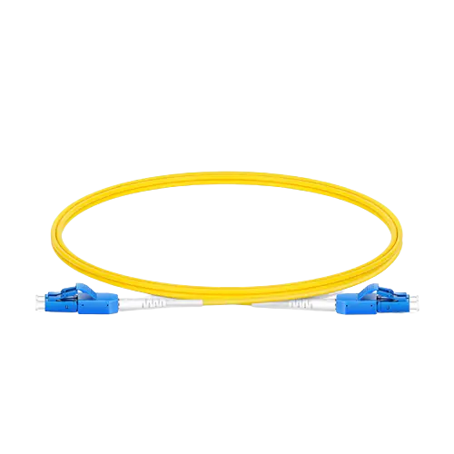 LC UPC to LC UPC Uniboot Duplex OS2 Single Mode LSZH 2.0mm BIF Fiber Optic Patch Cable