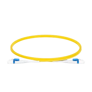 LC UPC to LC UPC Flat Clip Uniboot Duplex OS2 Single Mode LSZH 2.0mm BIF Fiber Optic Patch Cable