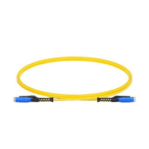 US Conec MDC UPC to MDC UPC Uniboot Duplex OS2 Single Mode LSZH 2.0mm Fiber Optic Patch Cable, for 200/400G Network Connection