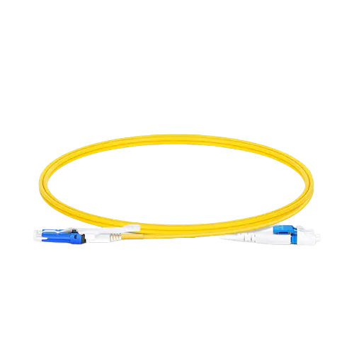 Senko CS™ UPC to LC UPC Flat Clip Uniboot Duplex OS2 Single Mode LSZH 2.0mm Fiber Optic Patch Cable, for 200/400G Network Connection, for 200/400G Network Connection