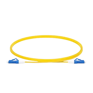 LC UPC to LC UPC Short Boot Simplex OS2 Single Mode LSZH 2.0mm Fiber Optic Patch Cable