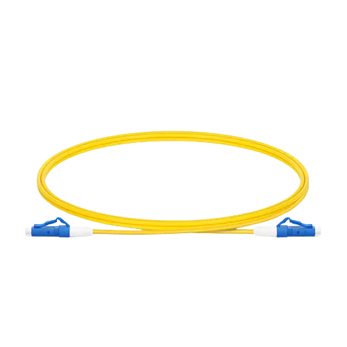LC UPC to LC UPC Short Boot Simplex OS2 Single Mode LSZH 2.0mm Fiber Optic Patch Cable