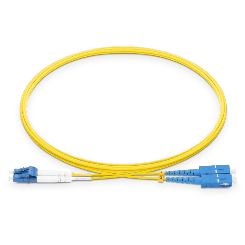 LC UPC Duplex OS2 Single Mode LSZH 2.0mm Fiber Optic Patch Cable - Image 2