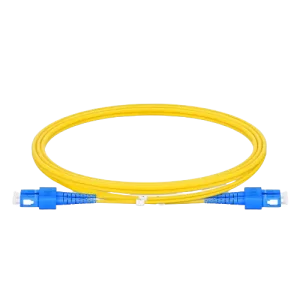 SC UPC to SC UPC Duplex LSZH 9/125 Single Mode 3.0mm Fiber Patch Cable