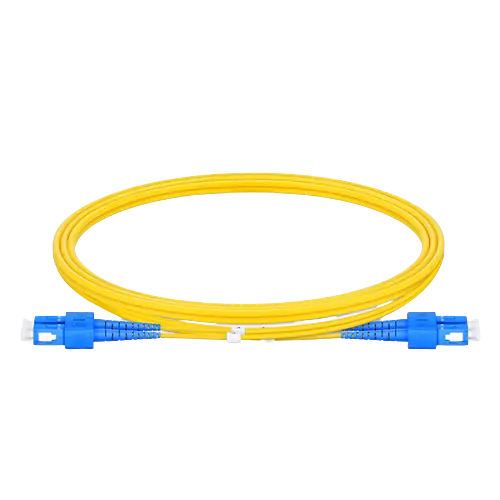 SC UPC to SC UPC Duplex LSZH 9/125 Single Mode 3.0mm Fiber Patch Cable