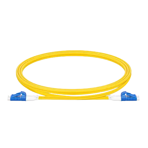 LC UPC to LC UPC Short Boot Duplex OS2 Single Mode LSZH 2.0mm Fiber Optic Patch Cable