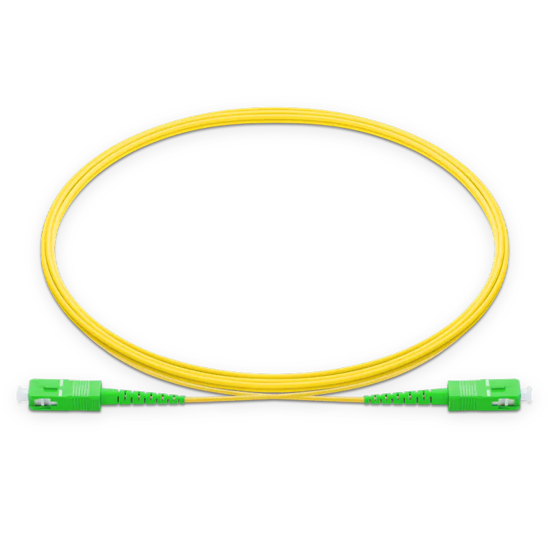 APC Simplex OS2 Single Mode LSZH 2.0mm Fiber Optic Patch Cable - Image 2