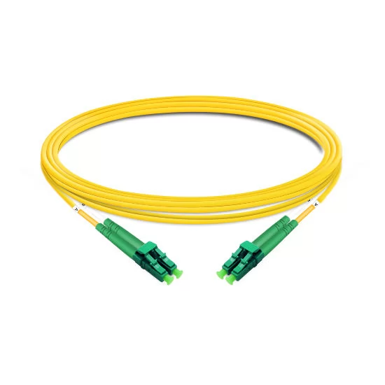 Duplex OS2 Single Mode Fiber Patch Cord LC‑APC to LC‑APC LSZH 2.0mm Jacket Low Return Loss Optical Jumper for PON FTTH Data Center