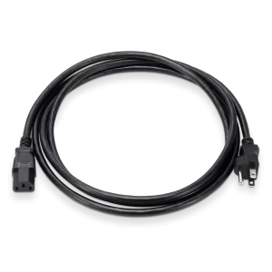 2.5m NEMA 5-15P to C13 16AWG 13A/125V Power Extension Cord, Black