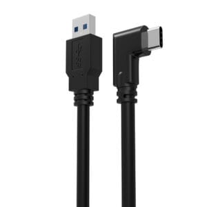 0.5m/1m/2m  USB-A to USB-C Fast Charging Cable, Rugged, Right-Angled, Charge & Sync, 3A, USB 2.0, TPE Jacket and Aramid Fiber - USB Charging Cord - Image 2