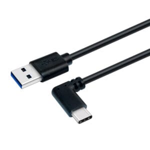 0.5m/1m/2m  USB-A to USB-C Fast Charging Cable, Rugged, Right-Angled, Charge & Sync, 3A, USB 2.0, TPE Jacket and Aramid Fiber - USB Charging Cord