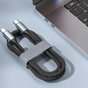 USB-C Charging Cable, Durable and Ultra-Flexible, 240W (5A) PD EPR, USB 2.0 Laptop Charger Cable, USB-IF Certified, Rugged USB-C Charging Cord