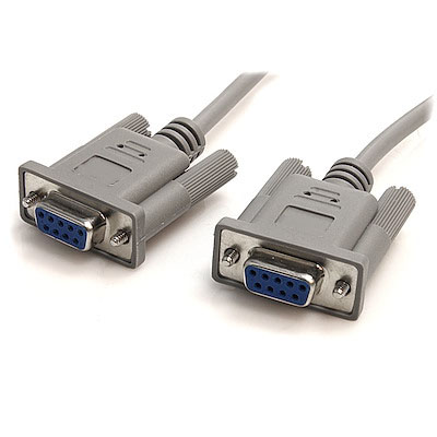 3m DB9 RS232 Serial Null Modem Cable F/F