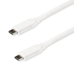 2m/4m USB-C Fast Charging Cable, Charge & Sync, 100W (5A) PD, USB 2.0, USB-IF Certified - White USB C Charging Cord