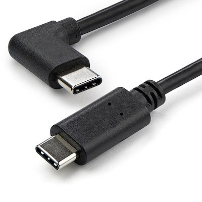 1m USB-C Charging Cable, Right-Angled, Charge & Sync, 60W (3A) PD, USB 2.0 Laptop Charger Cable - USB C Charging Cord