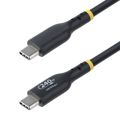 USB-C Charging Cable, USB-IF Certified USB C Cable, 240W PD EPR, USB 2.0 Type-C Laptop Charger Cord, USB-C Data Transfer Cable, TPE Jacket - Image 2