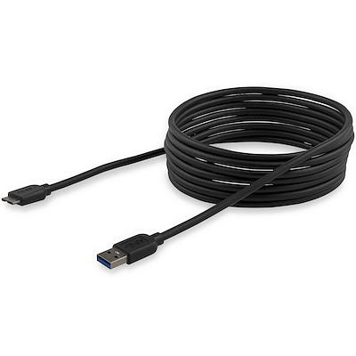 Slim Micro USB 3.0 (5Gbps) Cable - M/M - 0.5m/1m/2m/3m - Image 2