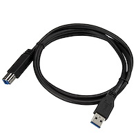 1m /2m Certified SuperSpeed USB 3.0 (5Gbps) A to B Cable - M/M - Image 3
