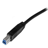 1m /2m Certified SuperSpeed USB 3.0 (5Gbps) A to B Cable - M/M - Image 2