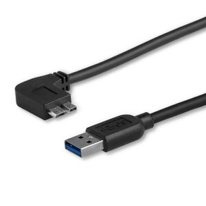Slim Micro USB 3.0 (5Gbps) Cable - M/M - Left-Angle Micro-USB - 0.5m/1m /2m