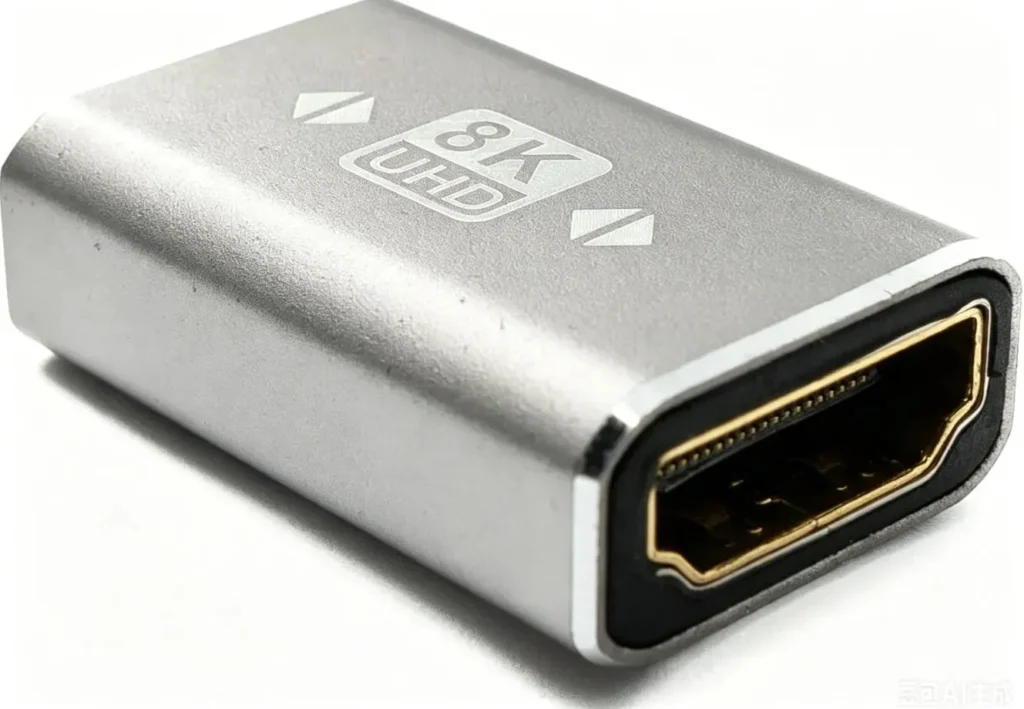 محول وموصل HDMI بدقة 8K، قطعة توصيل من أنثى إلى أنثى، من ذكر إلى أنثى، من ذكر إلى ذكر، بسرعة 48 جيجابت في الثانية مع إيثرنت، دقة 4K بمعدل 120 هرتز مع خاصية النطاق الديناميكي العالي HDR