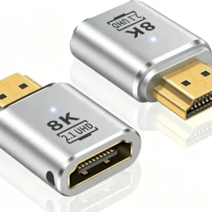 Adaptador Conector HDMI 8K, Acoplador Fêmea para Fêmea, Macho para Fêmea, Adaptador Macho para Macho, 48Gbps com Ethernet, 4K 120Hz HDR