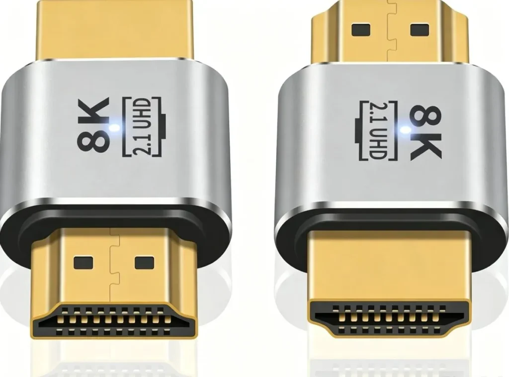 محول وموصل HDMI بدقة 8K، قطعة توصيل من أنثى إلى أنثى، من ذكر إلى أنثى، من ذكر إلى ذكر، بسرعة 48 جيجابت في الثانية مع إيثرنت، دقة 4K بمعدل 120 هرتز مع خاصية النطاق الديناميكي العالي HDR
