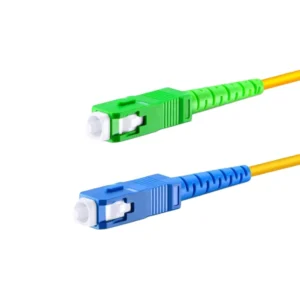 ⁦SC/UPC to SC/APC OS2 Simplex Single-Mode Fiber Patch Cord, 2.0mm LSZH⁩ - الصورة ⁦2⁩